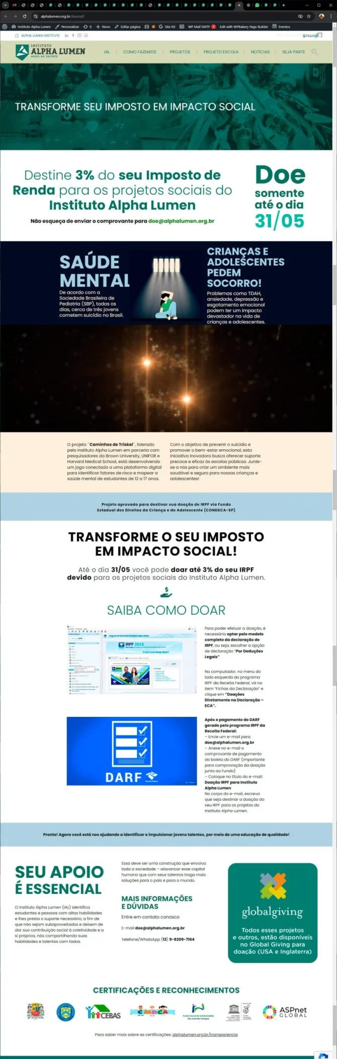 Campanha de Saúde Mental